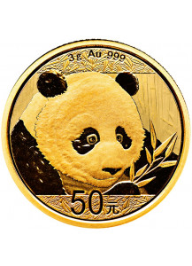 China 2018  Panda   Gold 3 g