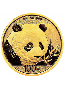 China 2018   Panda  Gold 8 g