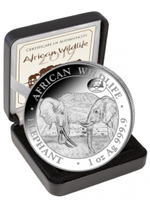 Somalia 2019  Elefant Privy  ANA   Auflage 1000 Stück 1 oz Silber