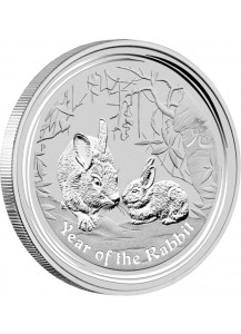 Australien 2011 Jahr des Hasen Lunar II Silber 1 Kilo