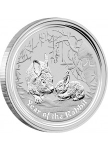 Australien 2011 Jahr des Hasen  Lunar II Silber 1 oz