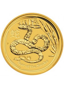 Australien 2013 Jahr der Schlange  Gold 1/10 oz