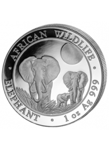 Elefant 2014 Somalia 1 oz Silber