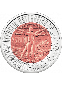 Österreich 2011  NIOB 25 €  Robotnik