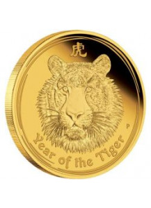 Australien 2010 Jahr des Tigers Lunar II Gold 1/2 oz