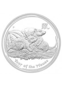 Australien 2008 Jahr der Maus Lunar II Silber 1 oz