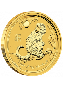 Australien 2016  Jahr des Affen  Lunar Serie  Gold 1 oz