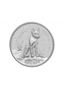 Australien 2017  Dingo Archie - Serie Australien Zoo Silber 1 oz Blister