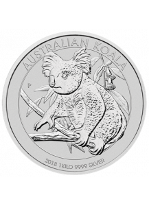Australien 2018  Koala  1 Kilo  Silber