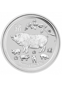 Australien 2019   Jahr des Schweines Lunar II   Silber 1 Kilo 