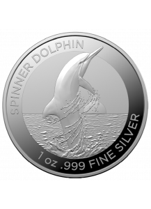 Australien 2020 Spinner Dolphin - Ostpazifischer Delphin Silber 1 oz