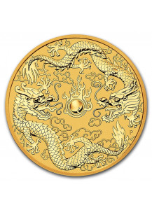 Australien 2020  Drache und Drache - Double Dragon  Gold 1 oz  