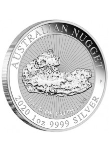 Australien 2020  Hand of Faith  - Nugget Silber 1 oz 