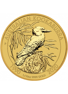 Australien 2020   Kookaburra 30 Jahre Jubiläum   Gold 1/10 oz