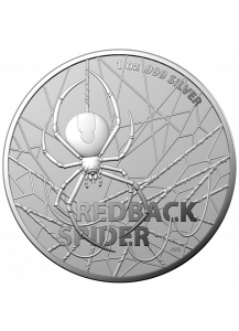 Australien 2020  Redback Spider Silber 1 oz Australian Most Dangerous