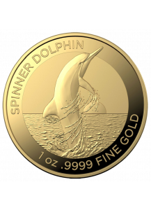 Australien 2020 Spinner Dolphin - Ostpazifischer Delphin Gold 1 oz