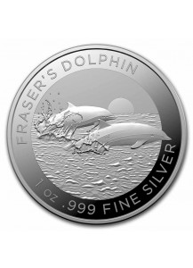 Australien 2021 Fraser  Dolphin -  Delphin Silber 1 oz