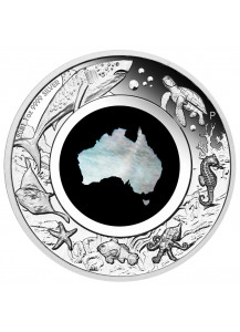 Australien 2021  GREAT SOUTHERN LAND - MOTHER OF PEARL  Silber PP