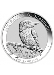 Australien 2021 Kookaburra Silber 10 oz  