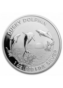 Australien 2022 DUSKY  Dolphin -  Delphin Silber 1 oz