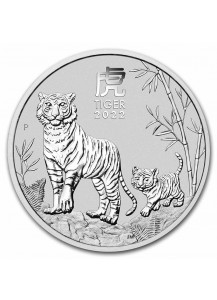 Australien 2022 Jahr des Tigers Lunar Serie III Silber 1 oz 