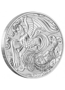 Australien 2022  Myths & Legends: Phönix   1 $ Silber 1 oz  Drachen Serie  