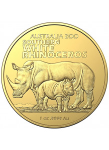 Australien 2023 BREITMAULNASHORN  Australia Zoo  Gold 1 oz