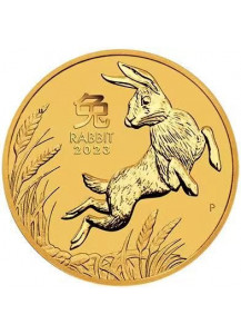 Australien 2023 Jahr des Hasen Lunar Serie III Gold 1/10 oz