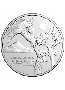 Australien 2024  GIRAFFE  Australia Zoo  Silber 1 oz
