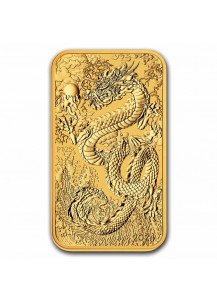 Australien 2024 DRAGON RECTANGLE - Drache Goldmünze - Münzbarren 1 oz