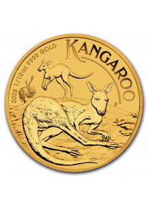 Australien 2025   Känguru  - Nugget  Gold 1/10 oz