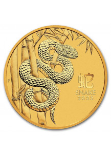 Australien 2025 Jahr der Schlange Lunar Serie III Gold 1/4 oz