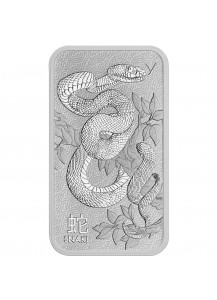Australien 2025  Lunar Schlange - Snake    Silberbarren  1 oz