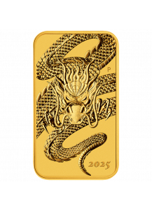 Australien 2025 DRAGON RECTANGLE - Drache Goldmünze - Münzbarren 1 oz