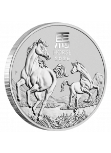 Australien 2026 Jahr des Pferdes Lunar Serie III Silber 1 oz 