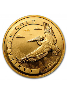 Barbados 2022 Karibischer Pelikan Gold 1 oz