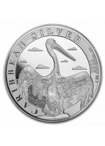 Barbados 2022 Karibischer Pelikan Silber 1 oz