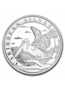 Barbados 2023 Karibischer Pelikan Silber 1 oz