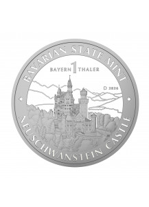 BAYERN THALER 2026 Schloß Neuschwanstein  Silber 1 oz  BRD