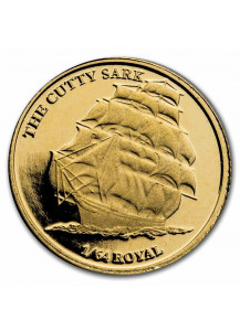 British Indian Ocean Territory 2021  CUTTY SARK  Gold  0,5 g  BIOT