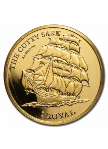 British Indian Ocean Territory 2021  CUTTY SARK  Gold 1 oz  BIOT