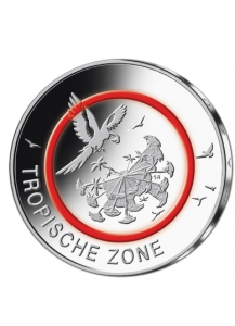 BRD 2017 Tropische Zone 5 € st Prägestätte Stuttgart F