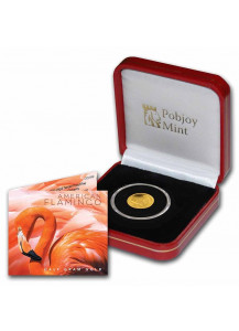 British Virgin Island 2021  American Flamingo  Gold  0,5 g