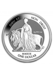 British Virgin Island 2019 Una & The Lion  Silber 1 oz