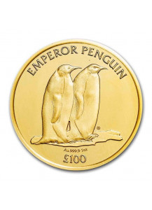 British Antarktis Territory  Penguin - Pinguin Gold 1 oz 