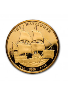 British Virgin Island 2020  THE MAYFLOWER  Gold 1 oz