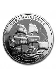 British Virgin Island 2020  THE MAYFLOWER  Silber 1 oz