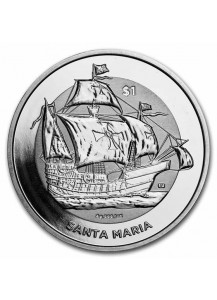 British Virgin Island 2022  SANTA MARIA  Silber 1 oz