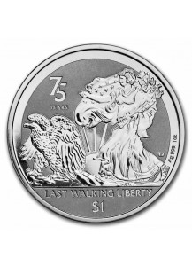 British Virgin Island 2022  WALKING LIBERTY  Silber 1 oz