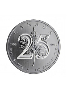 Maple Leaf   25 Jahre Maple Leaf 2013 Silber 1 oz